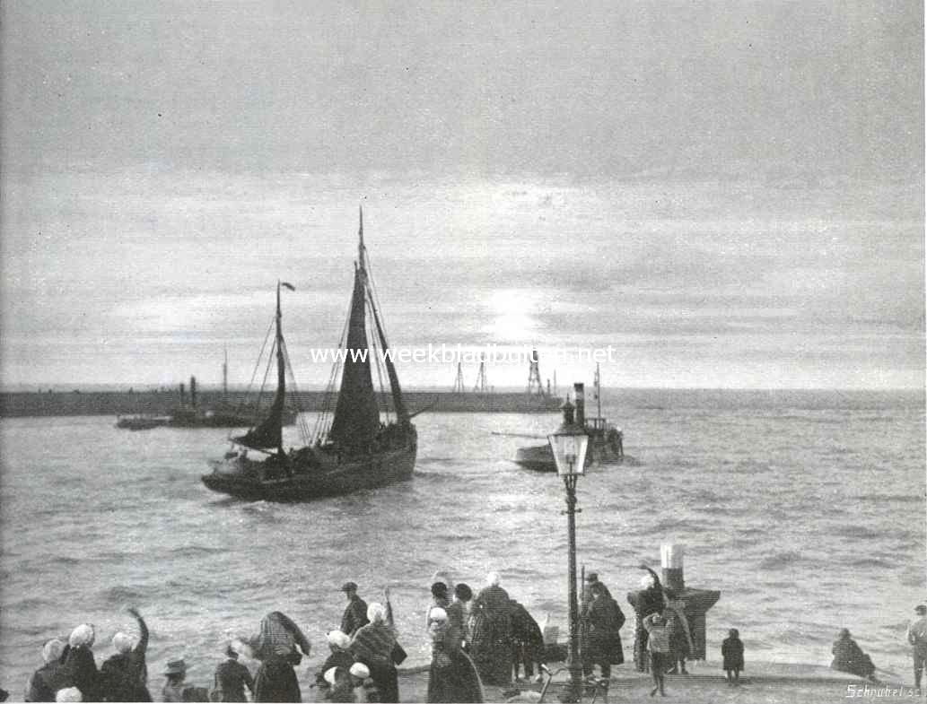 Scheveningen en het visserijbedrijf. Een laatste vaarwel bij de afreis