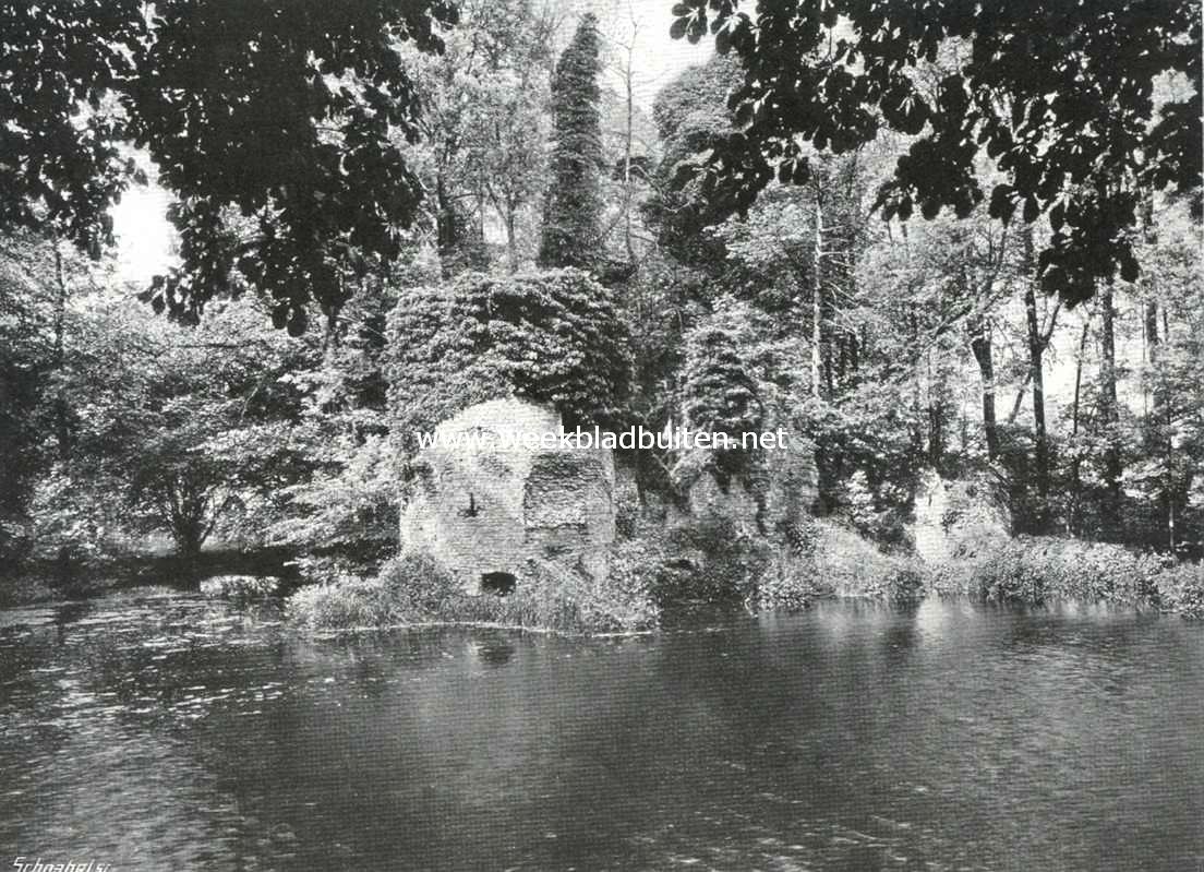 Het Spyker en het Huis te Brakel. De rune van het eigenlijke kasteel