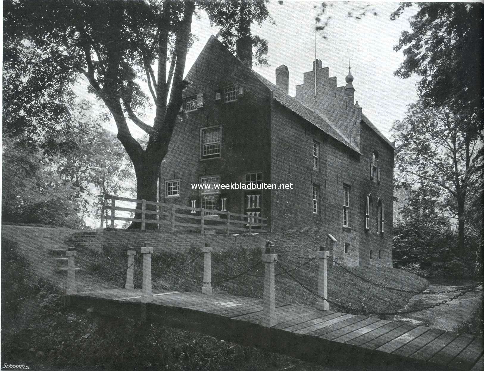 Het Spyker en het Huis te Brakel. Achterzijde van het Spyker