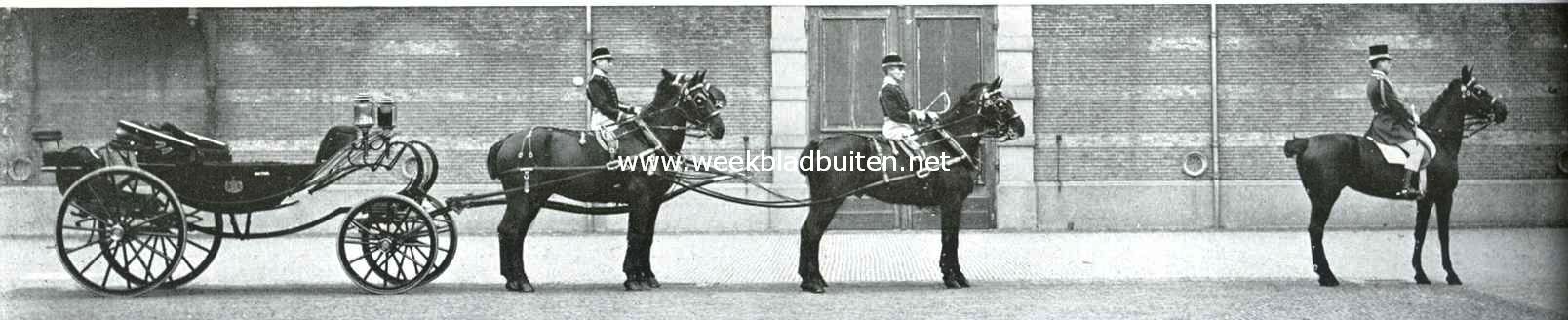 De Koninklijke Stallen. Calche met vierspan a la Daumont