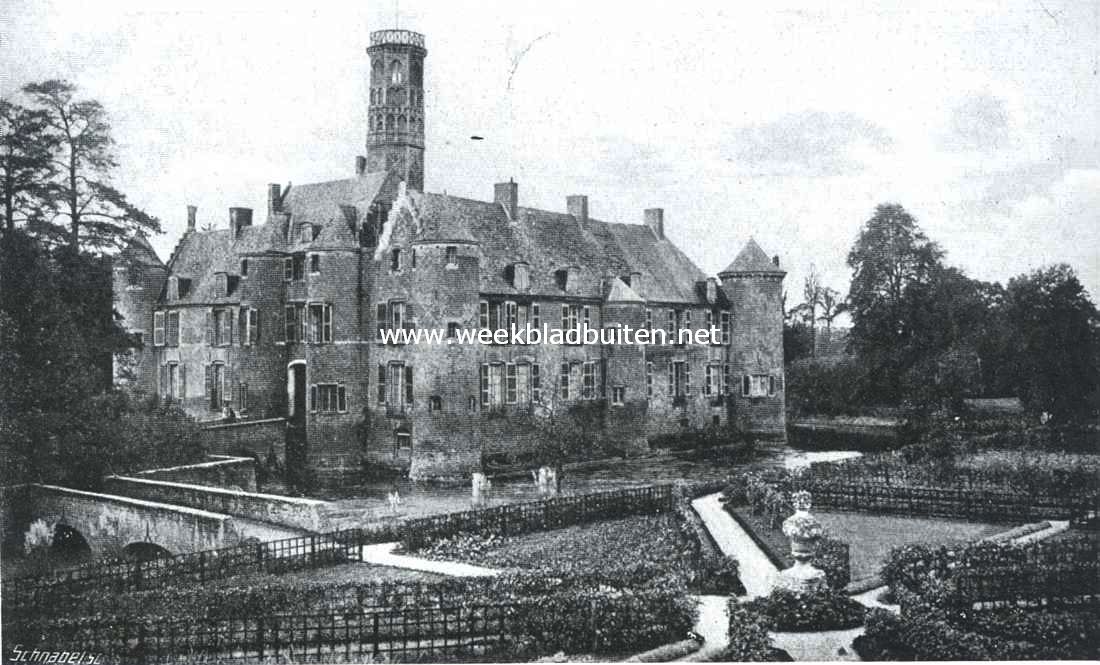 Een merkwaardige landstreek tusschen Yperen en Calais. Het kasteel te Eskelbeke (Esquelbecq)