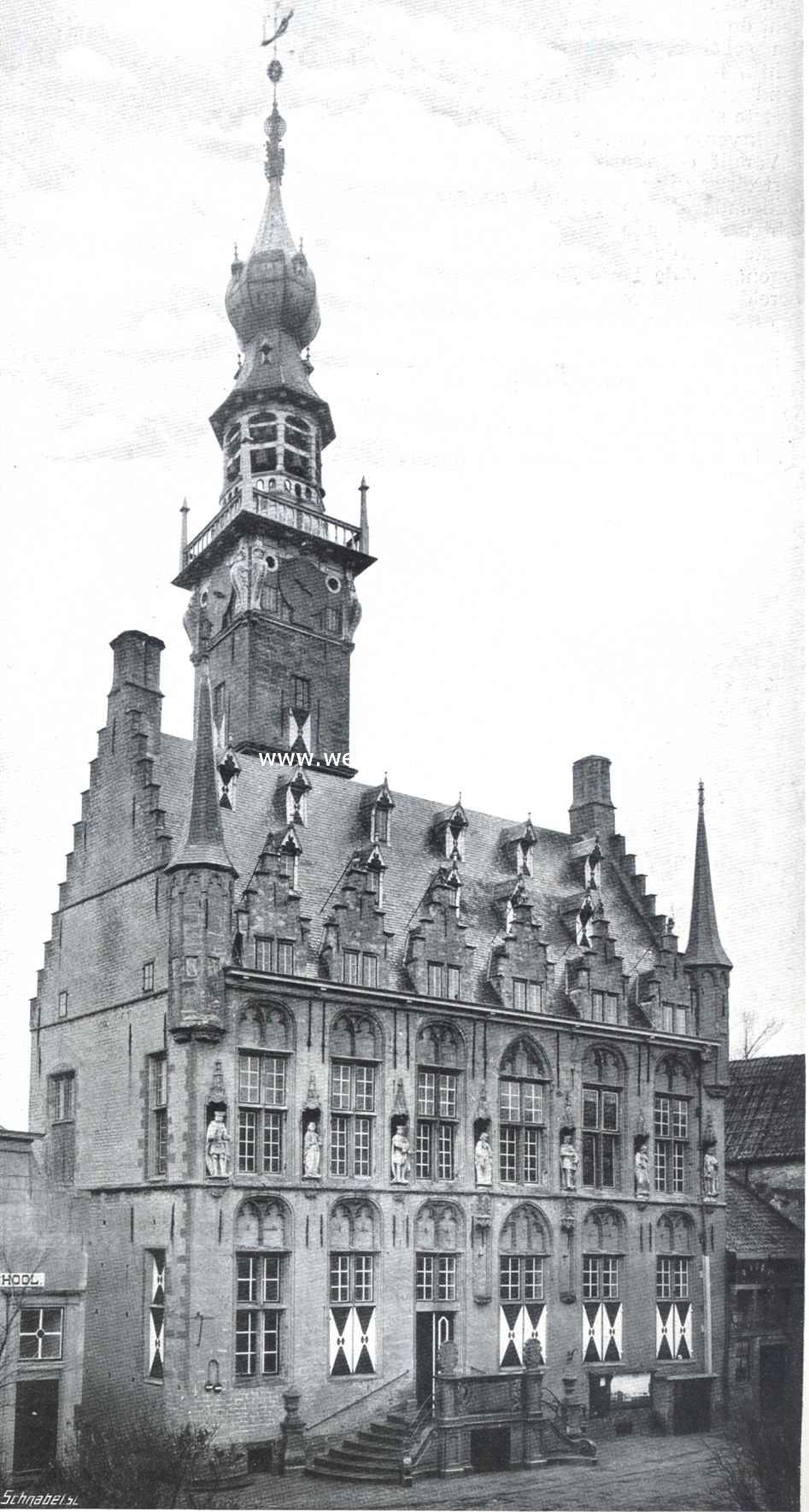 Veere. Het Stadhuis