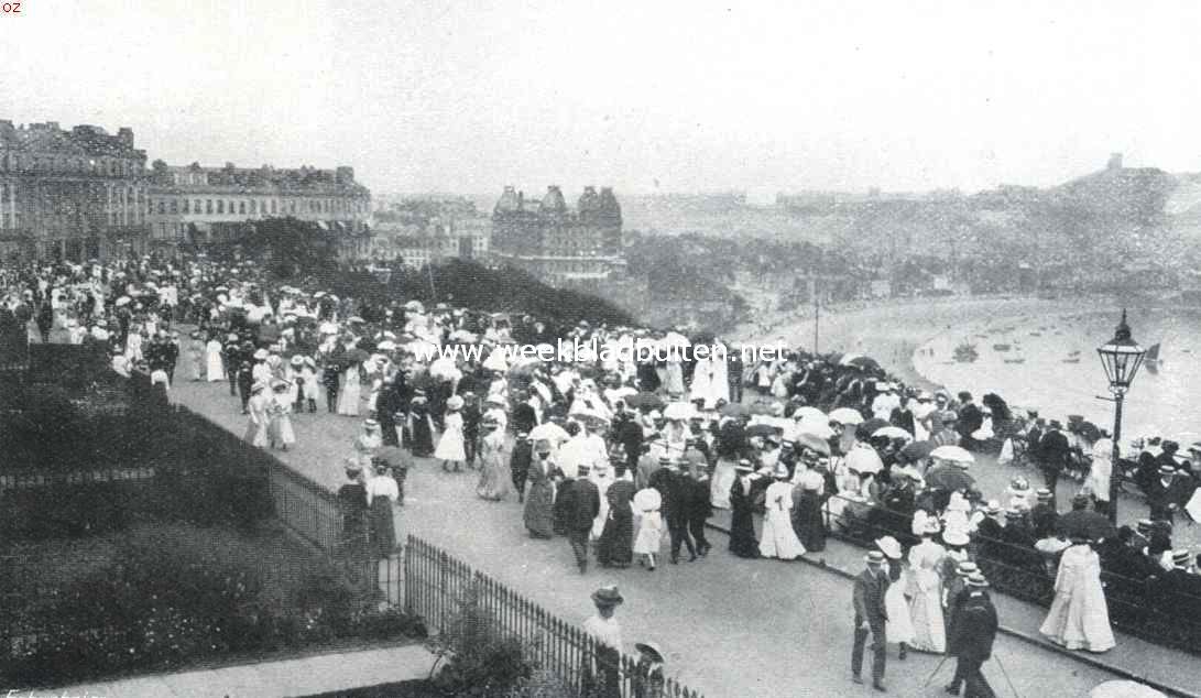 Gezicht op de badplaats Scarborough van het Zuiden