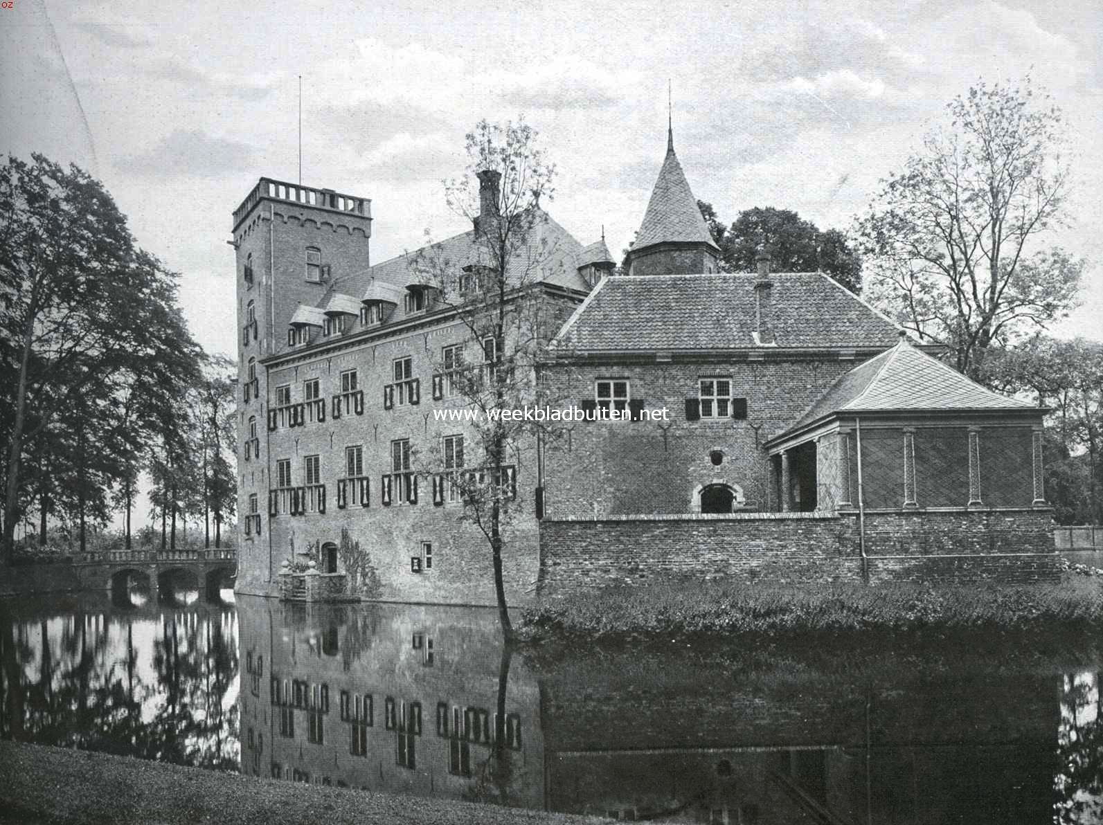 Het kasteel Nyenrode. Noord-Westzijde