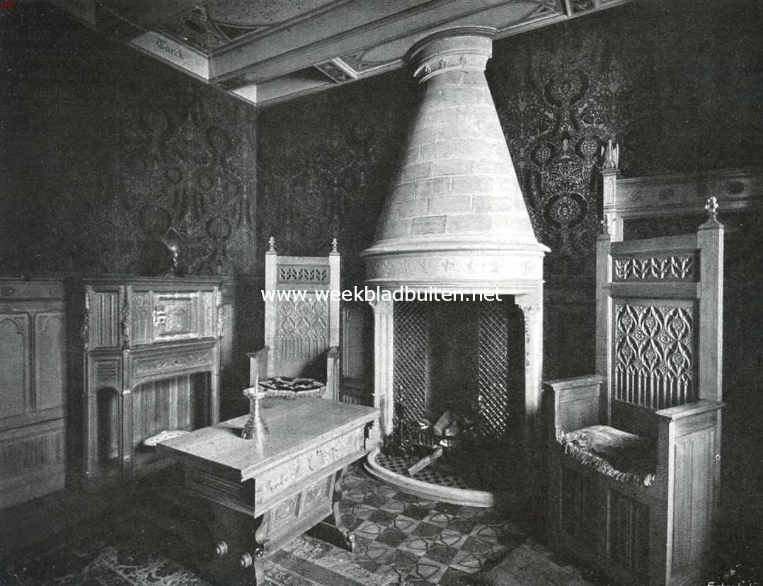 Het kasteel Nyenrode. Gothische kamer