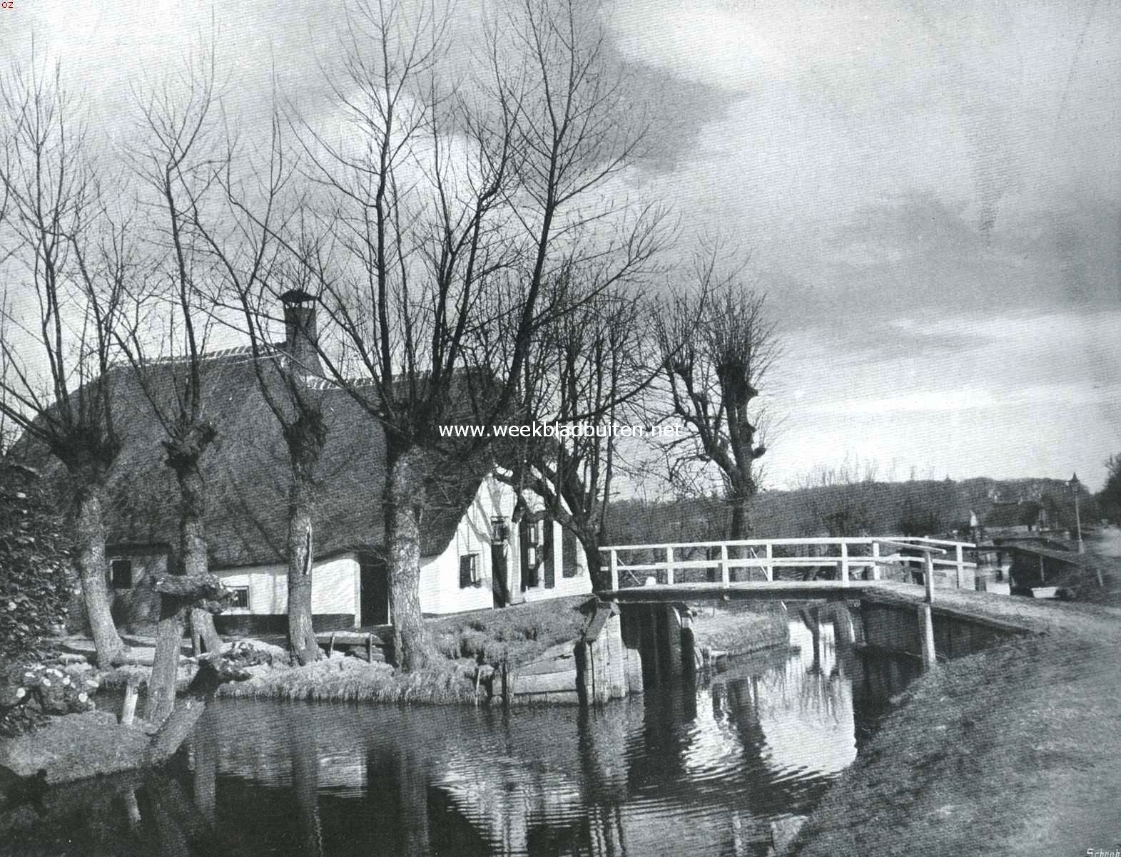 Langs de Langbroeker Wetering. Boerderijtje