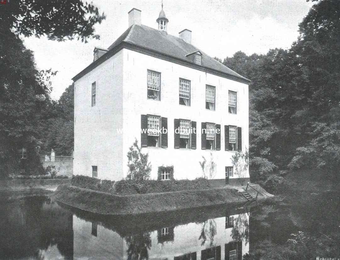Het kasteel van Loon-op-Zand. Gezien van den weg naar Tilburg