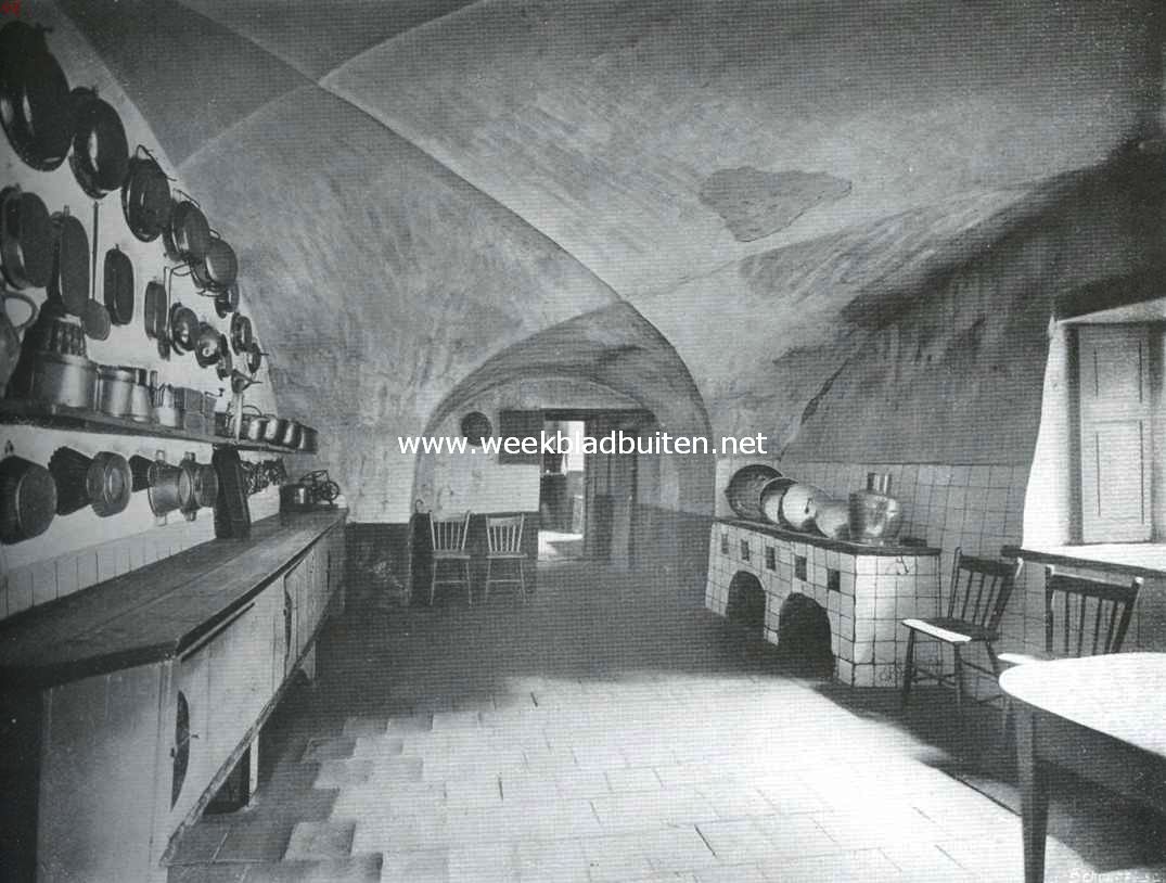 Het kasteel van Loon-op-Zand. De keuken