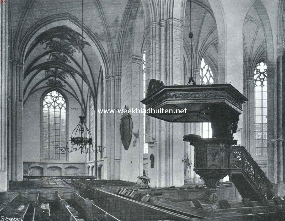Zutfen, de Sint Walburgskerk van binnen
