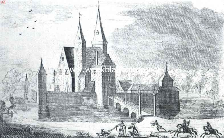 Het kasteel Haamstede. Vr den brand van 1525