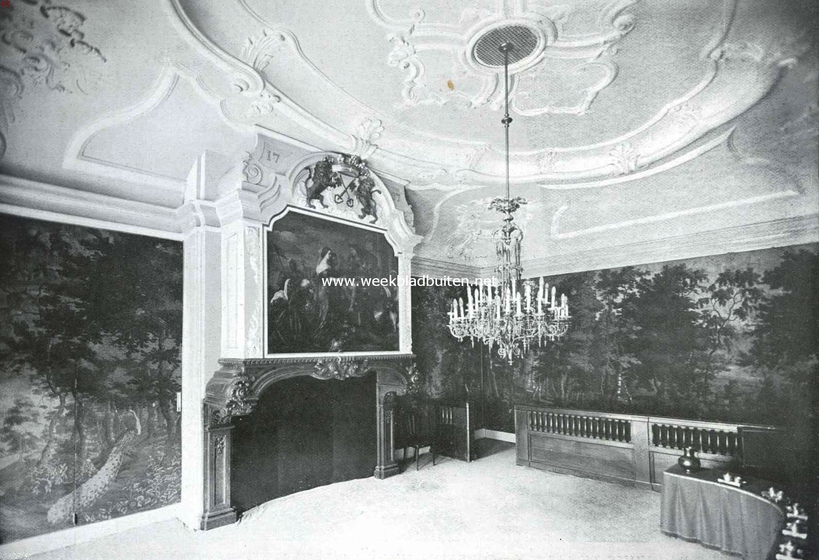 Het raadhuis te Leiden. De raadzaal