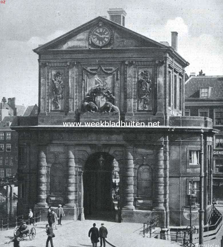 De Delftsche Poort te Rotterdam. Schiezijde