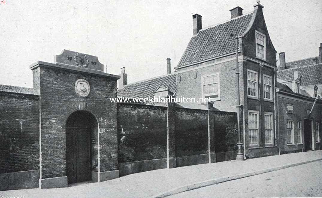Haagsche hofjes. Het hofje van Wouw, voorzijde
