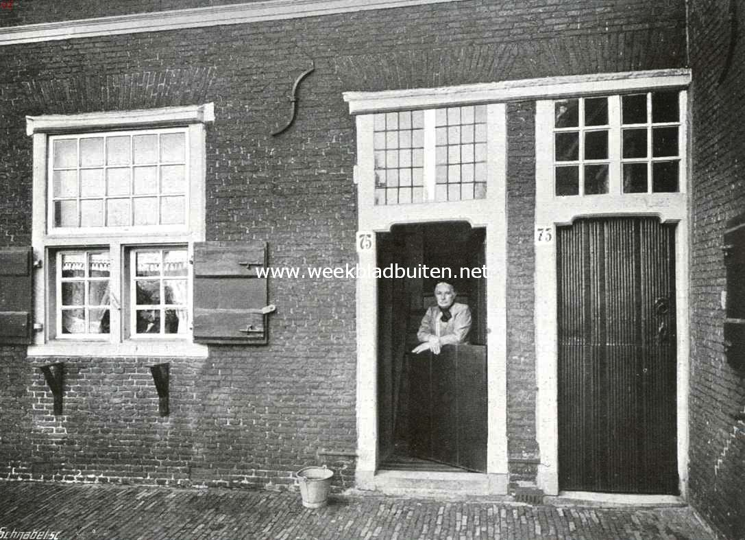 Haagsche hofjes. In het hofje van Wouw