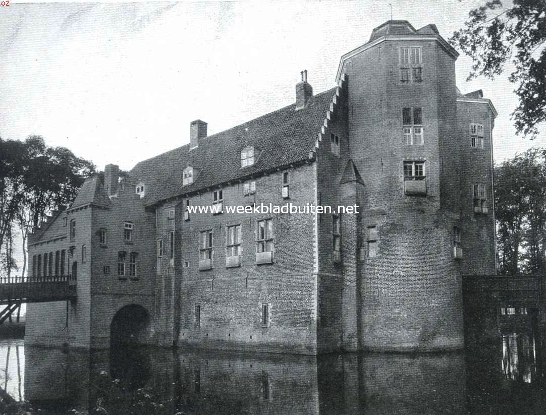 Het kasteel te Dussen. Van het Noorden gezien