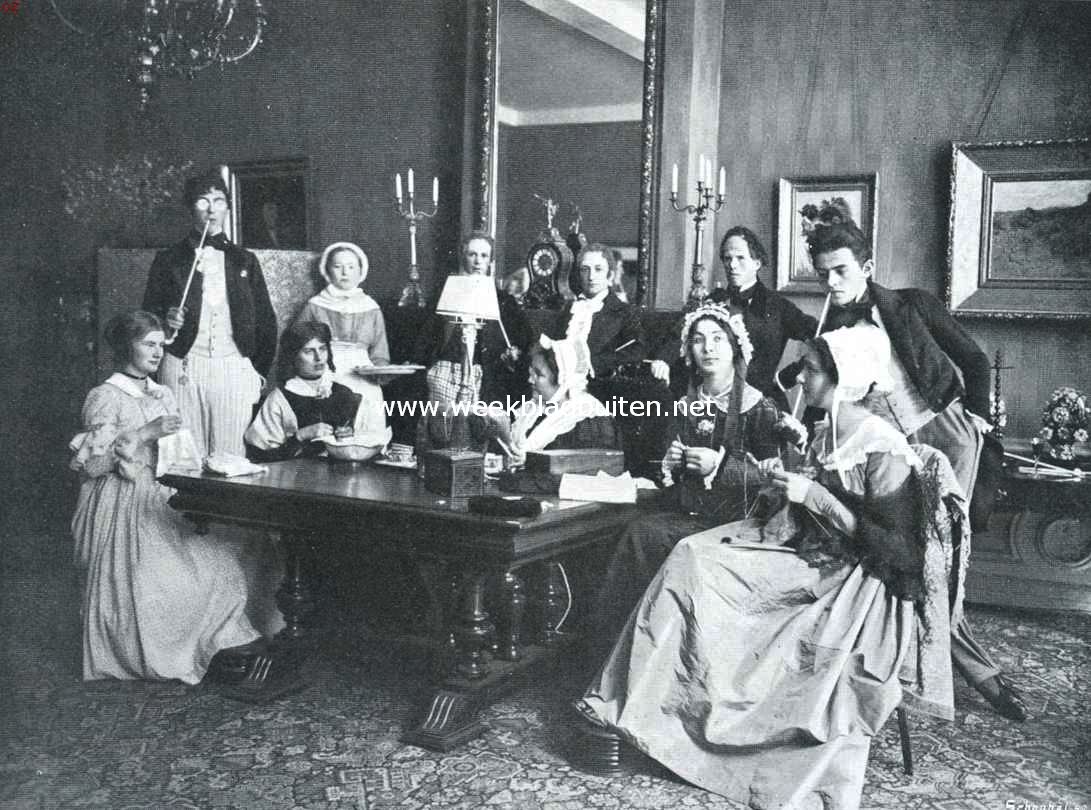 De Camera Obscura-voorstellingen te Utrecht. Het theeavondje bij de familie Stastok