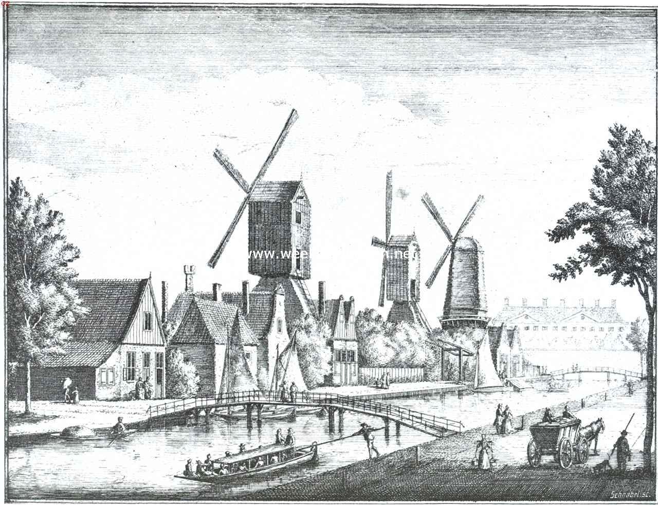 Amsterdamsche molens. Molens aan de Overtoomsche Vaart