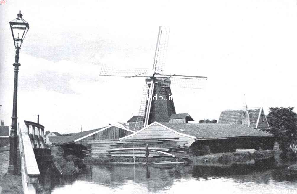 Amsterdamsche molens. De voormalige houtzaagmolen 
