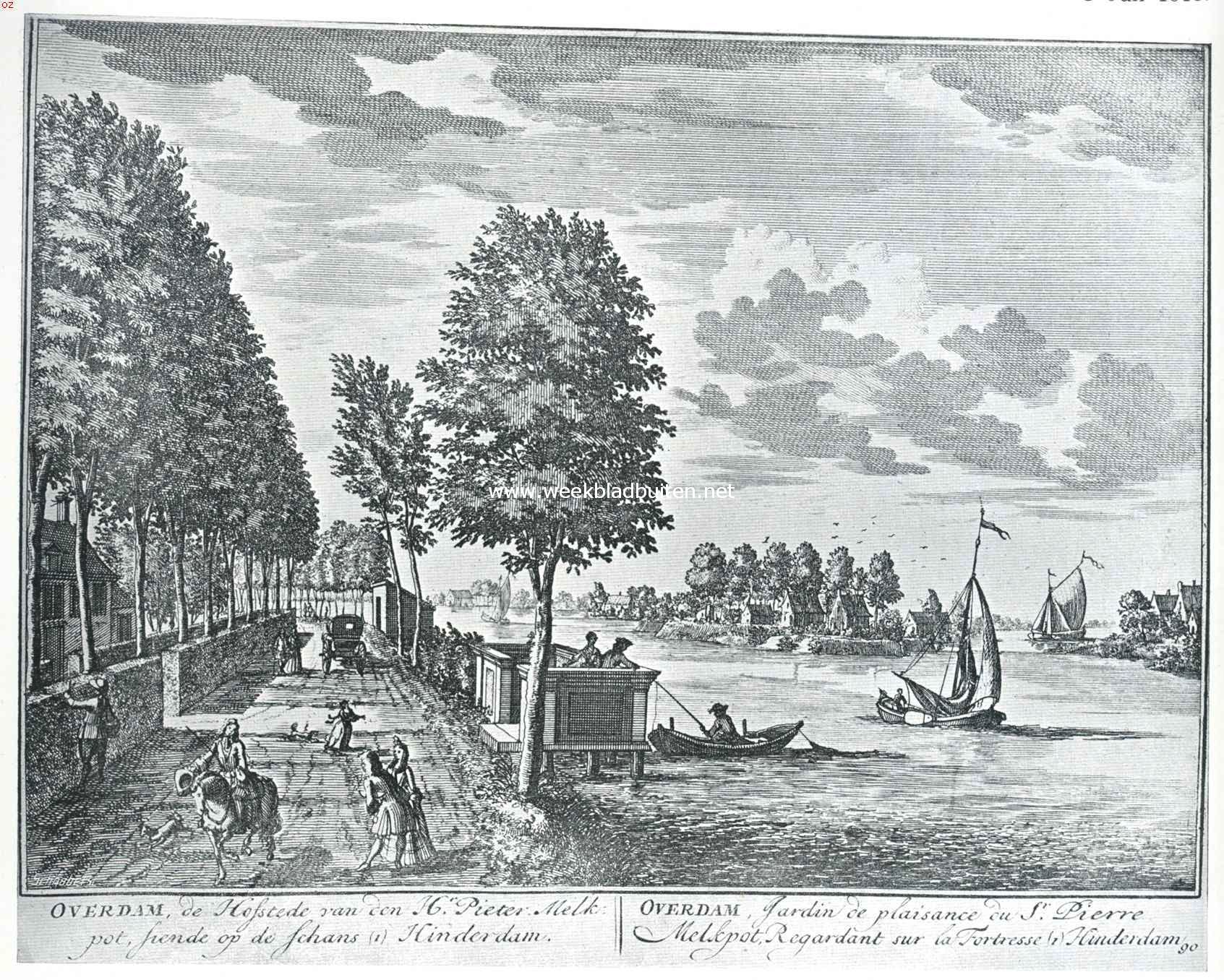 Verdwenen buitenplaatsen in de Vechtstreek. De Vecht bij Hinderdam in haar glorietijd