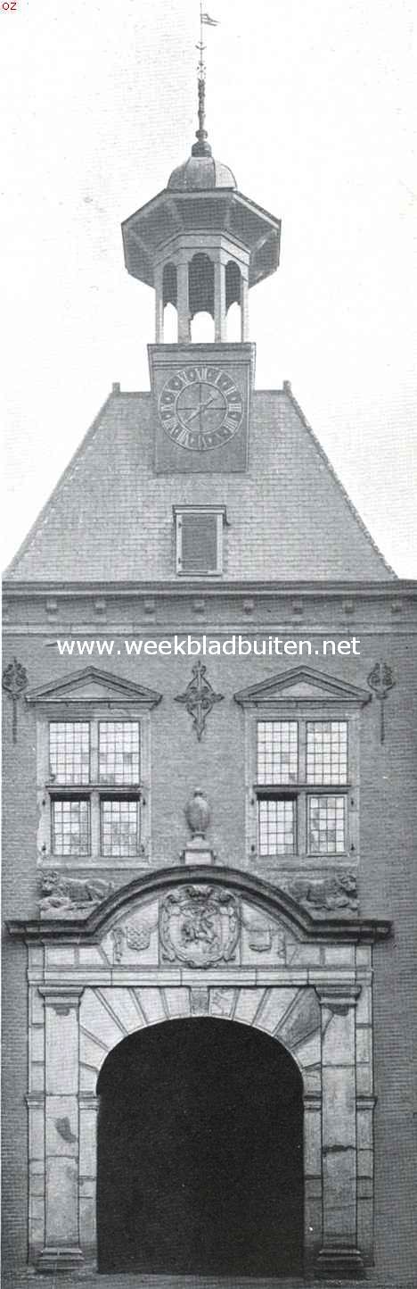 Van Arkel's oude veste. De Gorcumsche waterpoort, gesloopt in 1893 en heropgericht in de tuin van 't Rijksmuseum