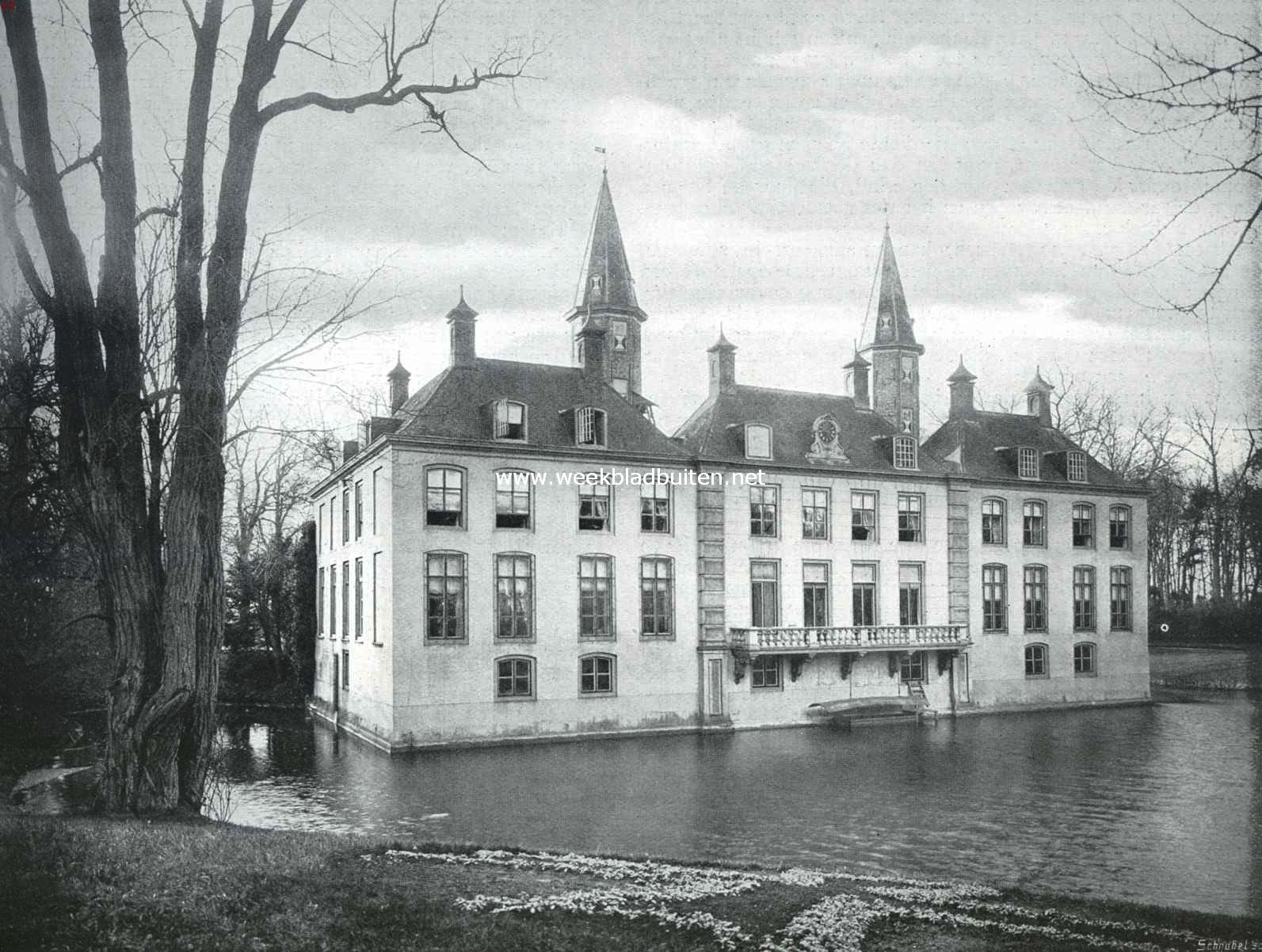Walchersche kasteelen en buitenplaatsen. Het slot Ter Hooge. Achterzijde