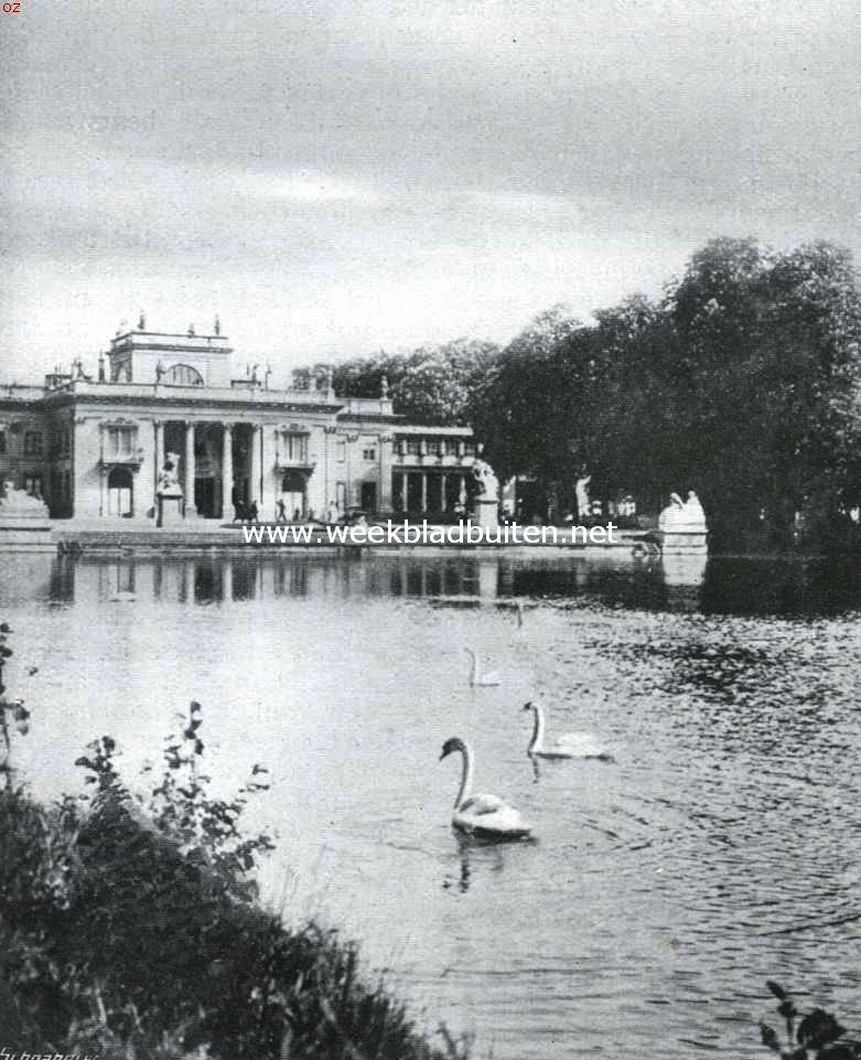 Twee Poolsche koningssteden. Het kasteel Lazienski te Warschau