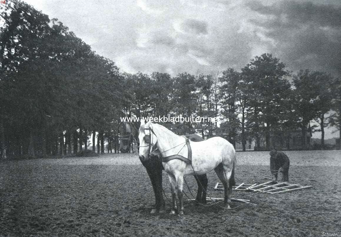 De werken van den vrede. Op den bouw