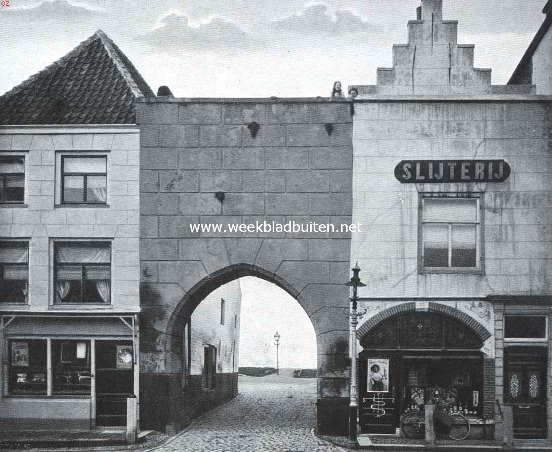 Zalt-Bommel. De Waterpoort, binnenzijde