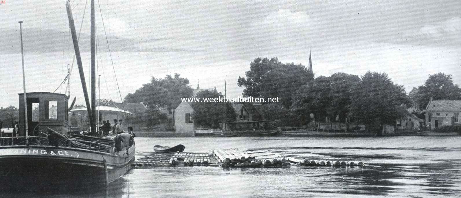 Verdwenen kasteelen om en in Rotterdam. Gezicht op Capelle aan den Ijssel