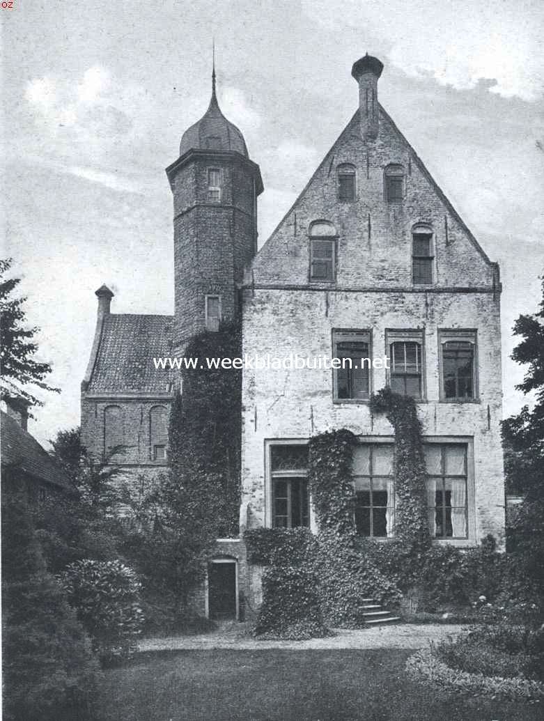 Franeker. Het Martenahuis, tegenwoordig gemeentehuis van Franekeradeel, achterzijde