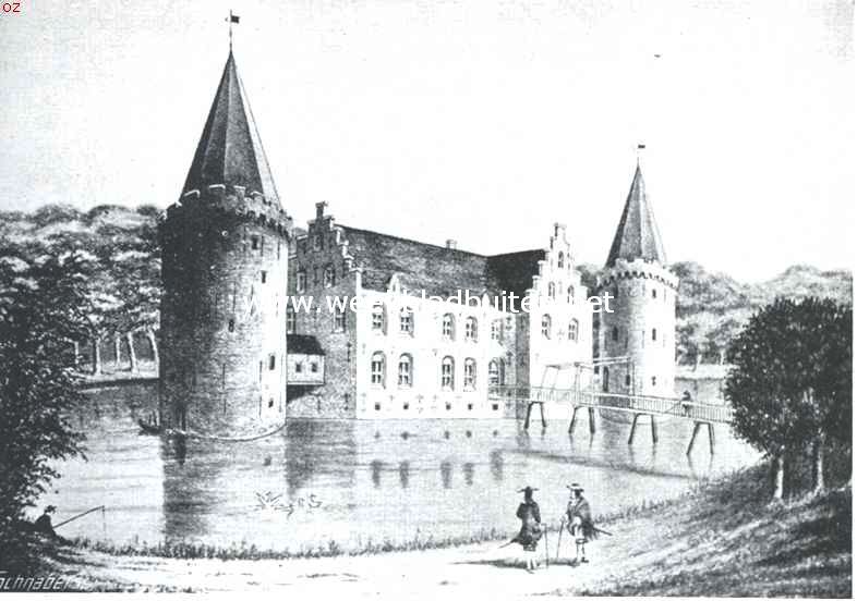 Franeker. Het voormalig Sjaerdemaslot, omstreeks 1725 afgebroken