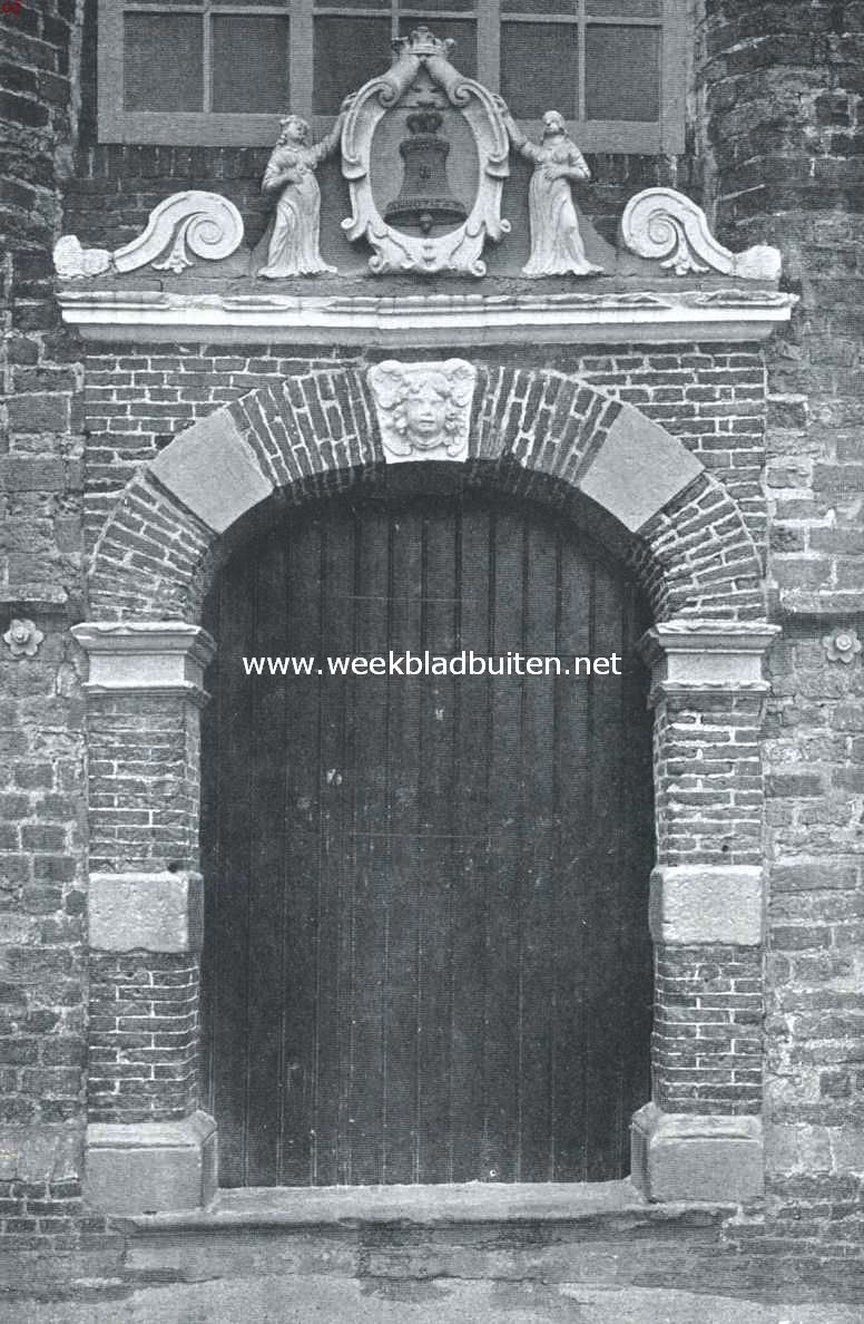 Franeker. Oostelijke ingang der Ned. Herv. Kerk