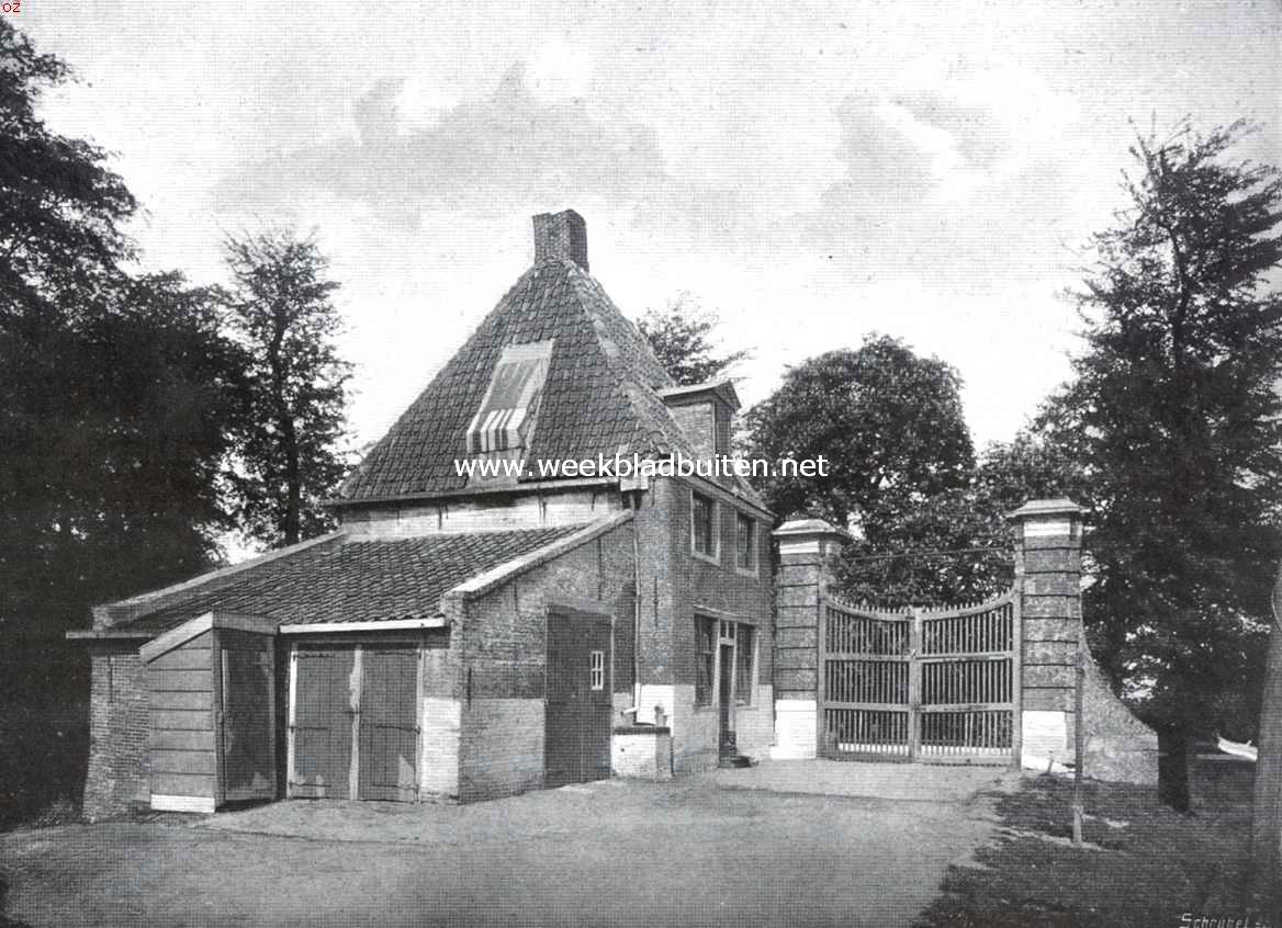 Tuinsierkunst  in de 18de eeuw. De poort van de buitenplaats 