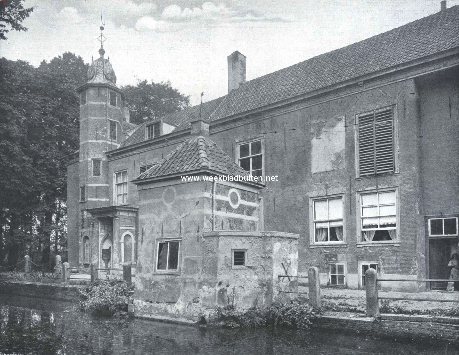 Het Huis te Hoorn. De Westelijke gevel met bakhuis