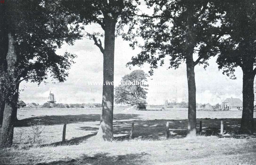 Gezicht op den korenmolen bij Ruurlo
