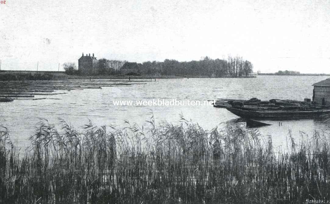 Het Hoogheemraadschap van Zeeburg en Diemerdijk. Het Gemeenlandshuis, van het Nieuwe Diep af gezien