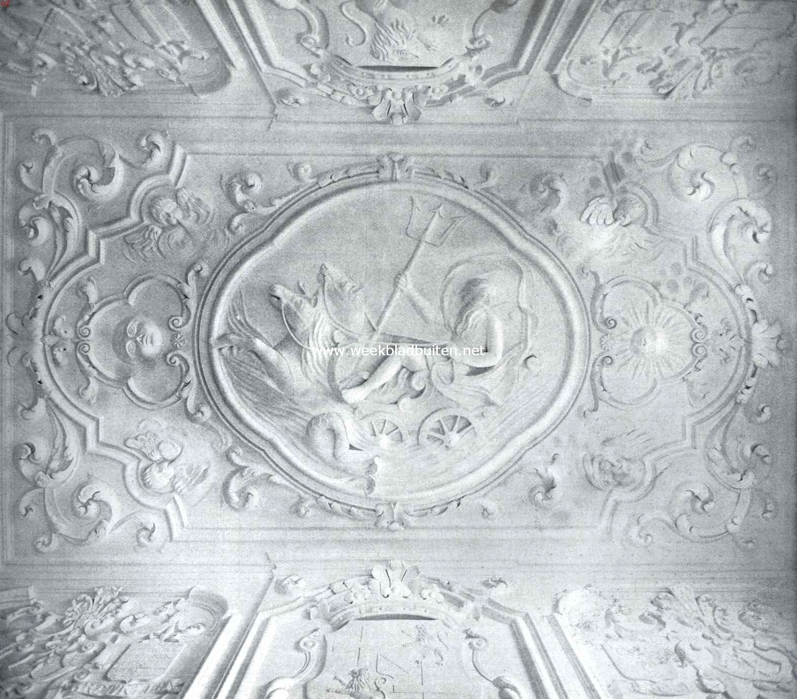 Het Hoogheemraadschap van Zeeburg en Diemerdijk. Plafond in het voorhuis van het Gemeenlandshuis