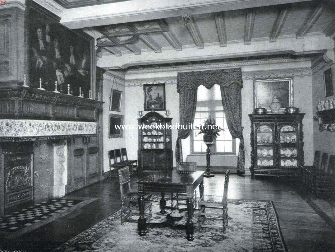 Het kasteel Chaloen. De eetzaal
