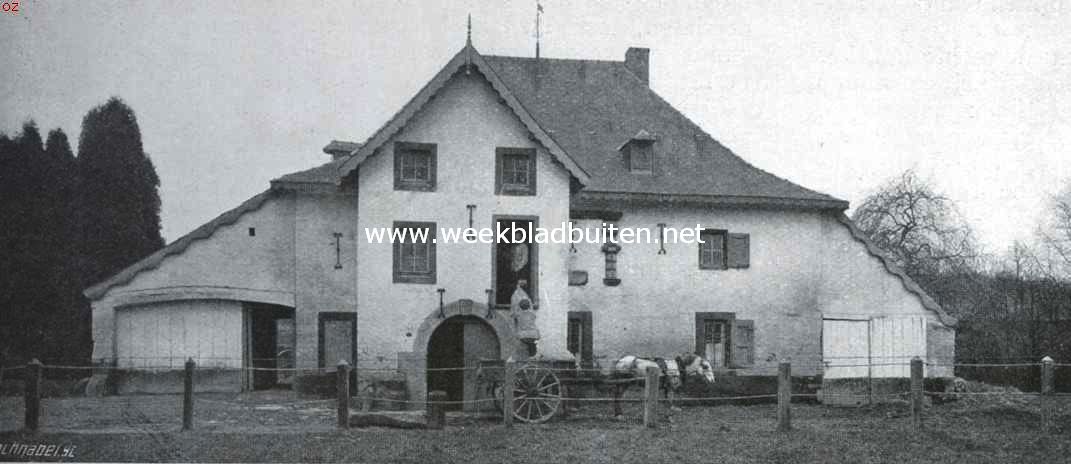 Het kasteel Chaloen. De watermolen