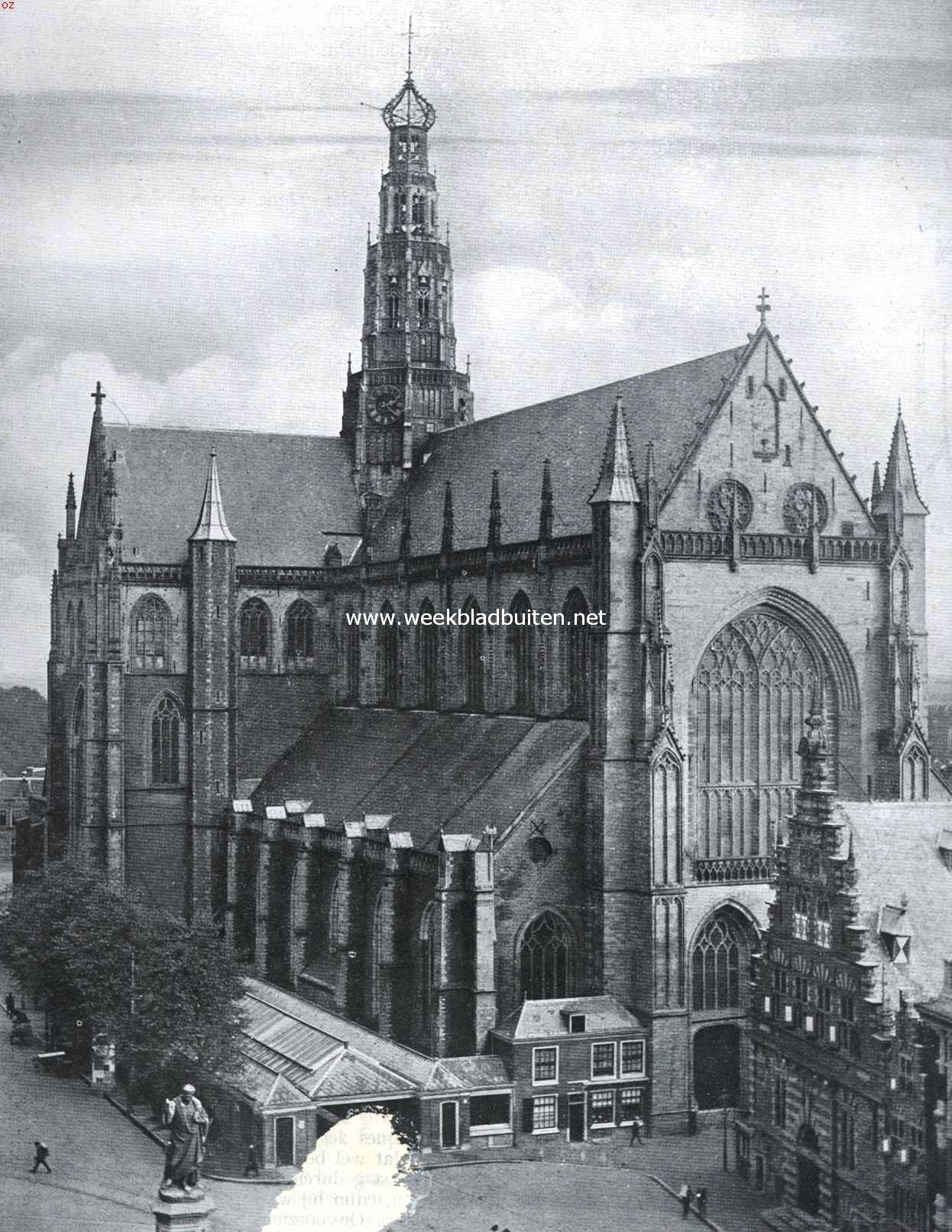De Groote- of St, Bavokerk te Haarlem