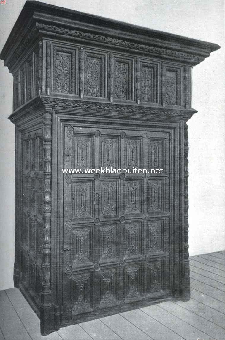 Twee steden van Walcheren. Deurportaal van 1639 in het Stadhuis te Middelburg