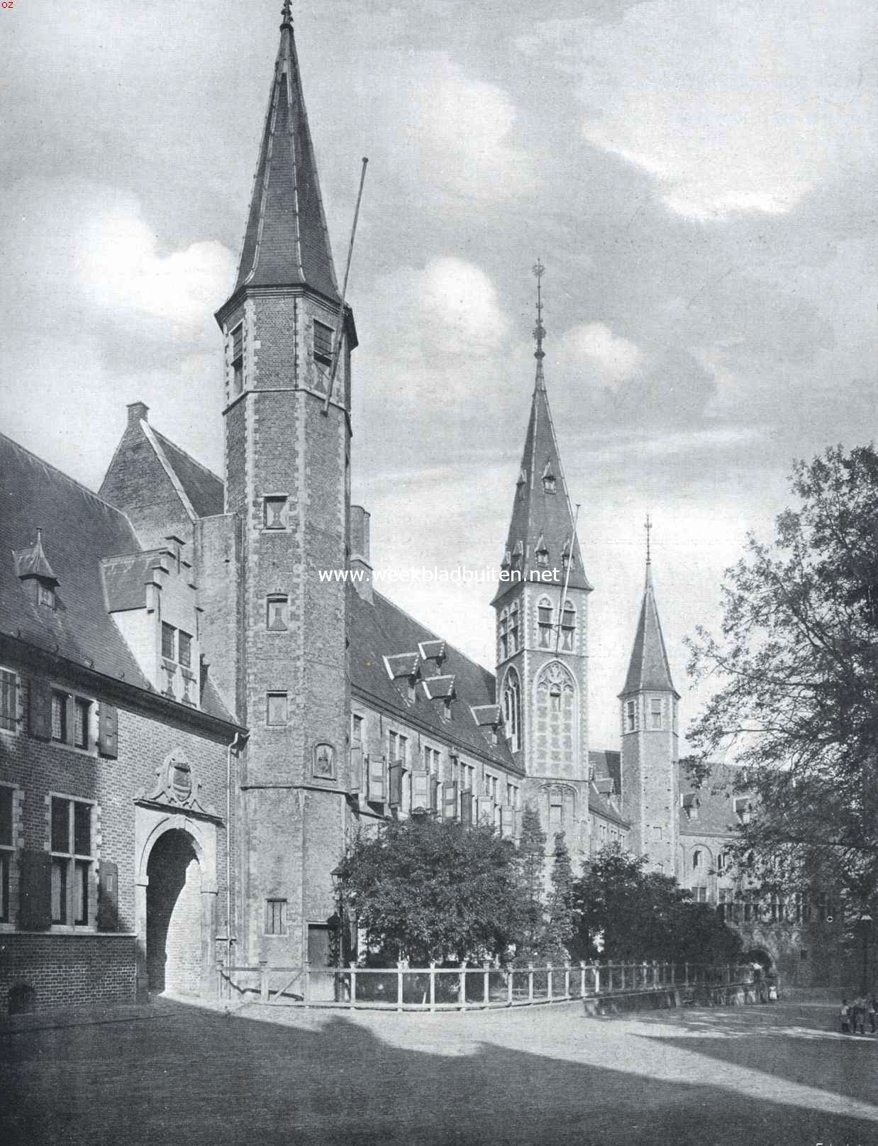 Het binnenplein der Abdij te Middelburg