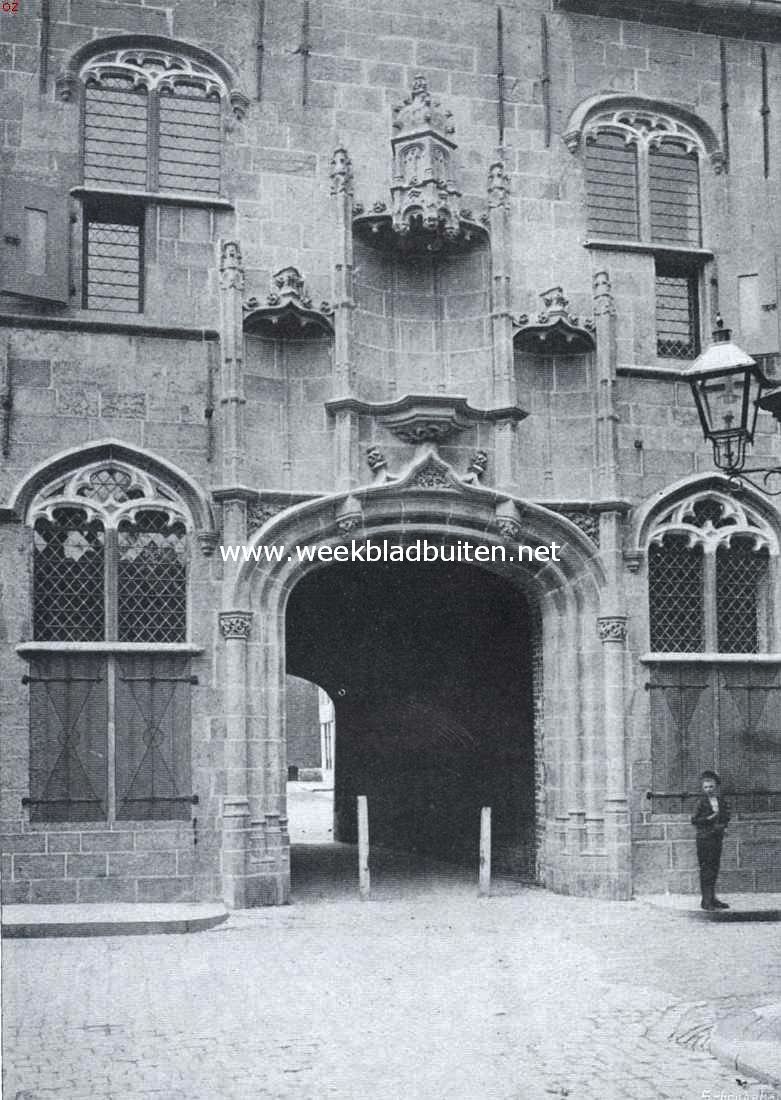 Twee steden van Walcheren. Abdij-poort te Middelburg