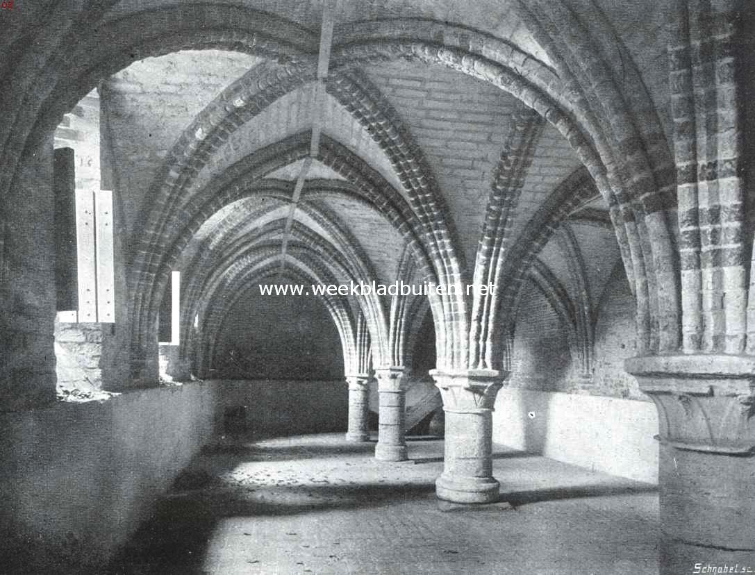 Twee steden van Walcheren. Keldergewelven onder de Abdijgebouwen te Middelburg