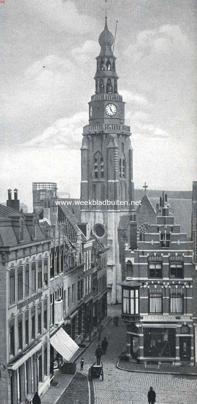 Twee steden van Walcheren. Bij den St. Jacobstoren te Vlissingen