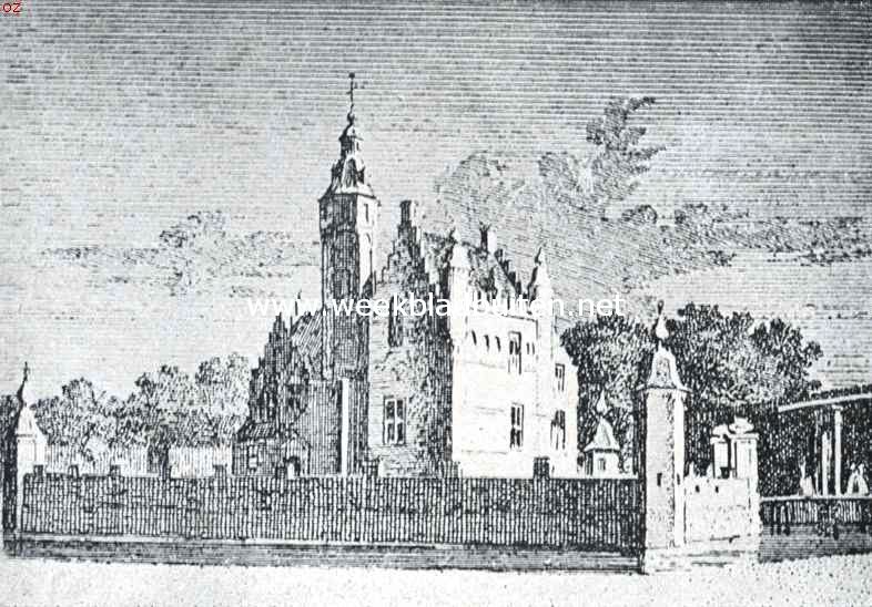 Het Slot Moermond in 1743.