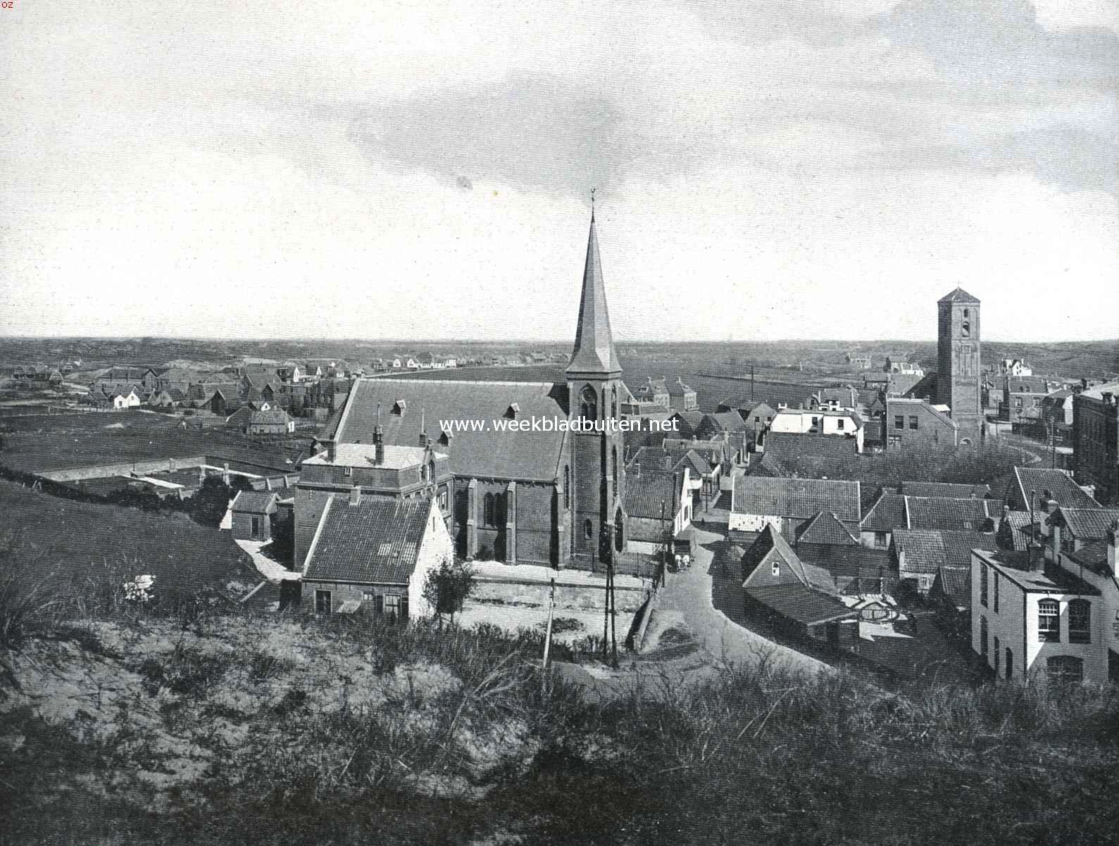 Wijk aan Zee, gezien van de duinen