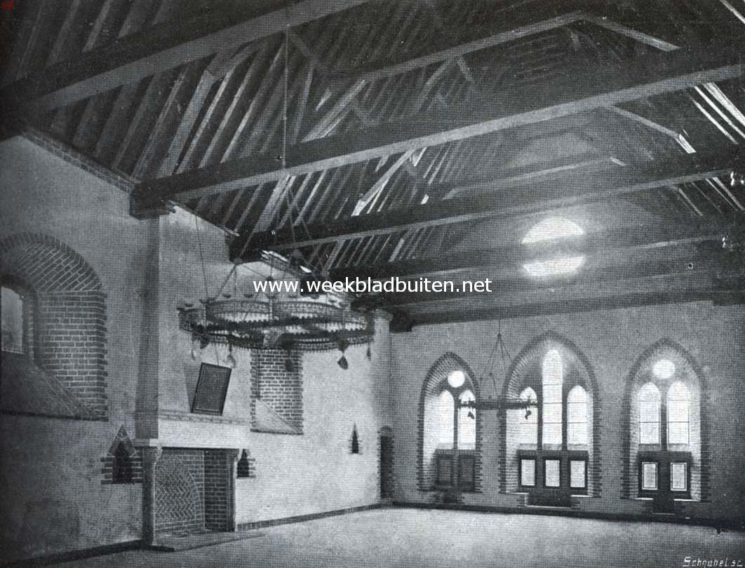 Medemblik de oudste. De Ridderzaal in het kasteel van Medemblik