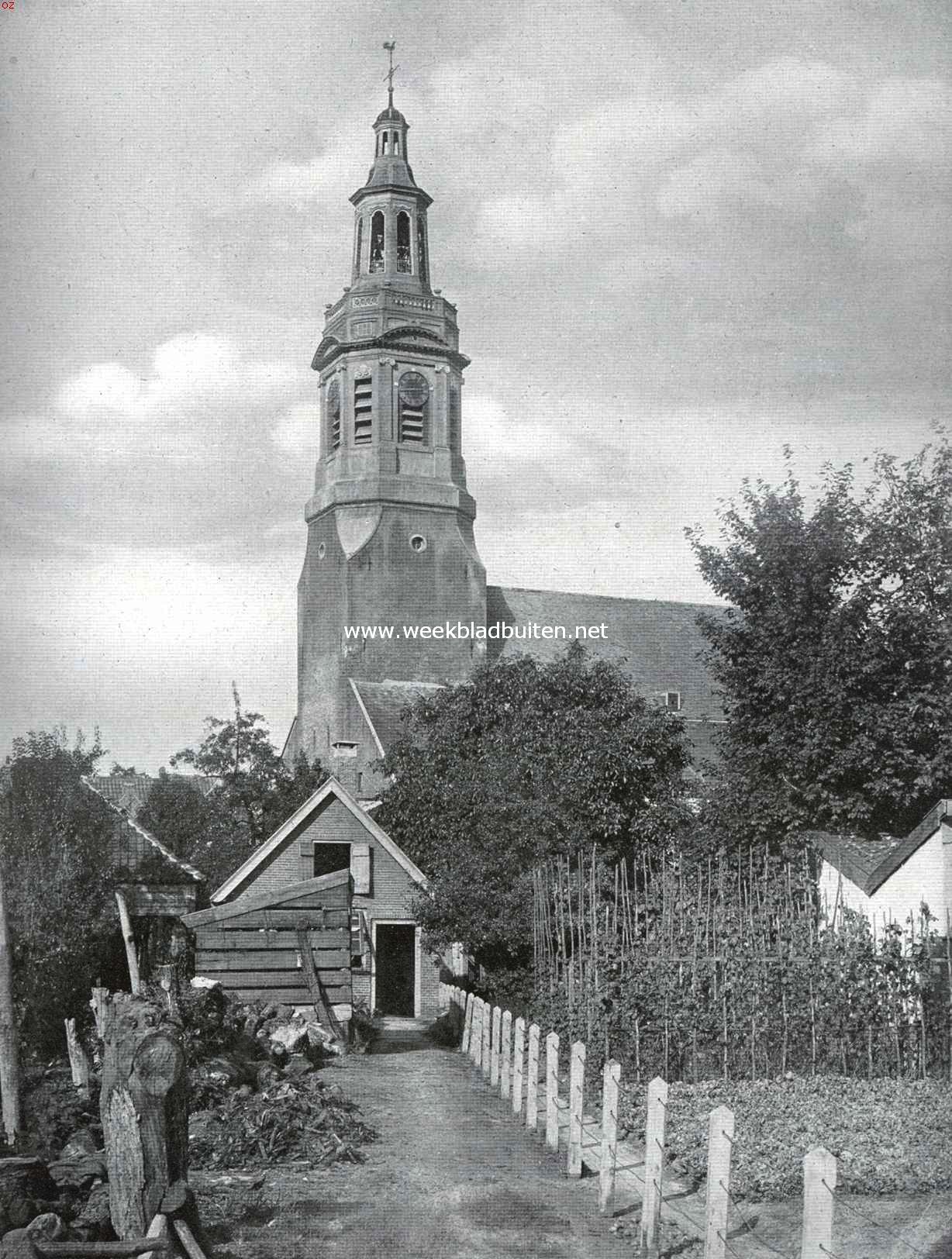 Bij den toren der Ned. Herv. Kerk te Nijkerk