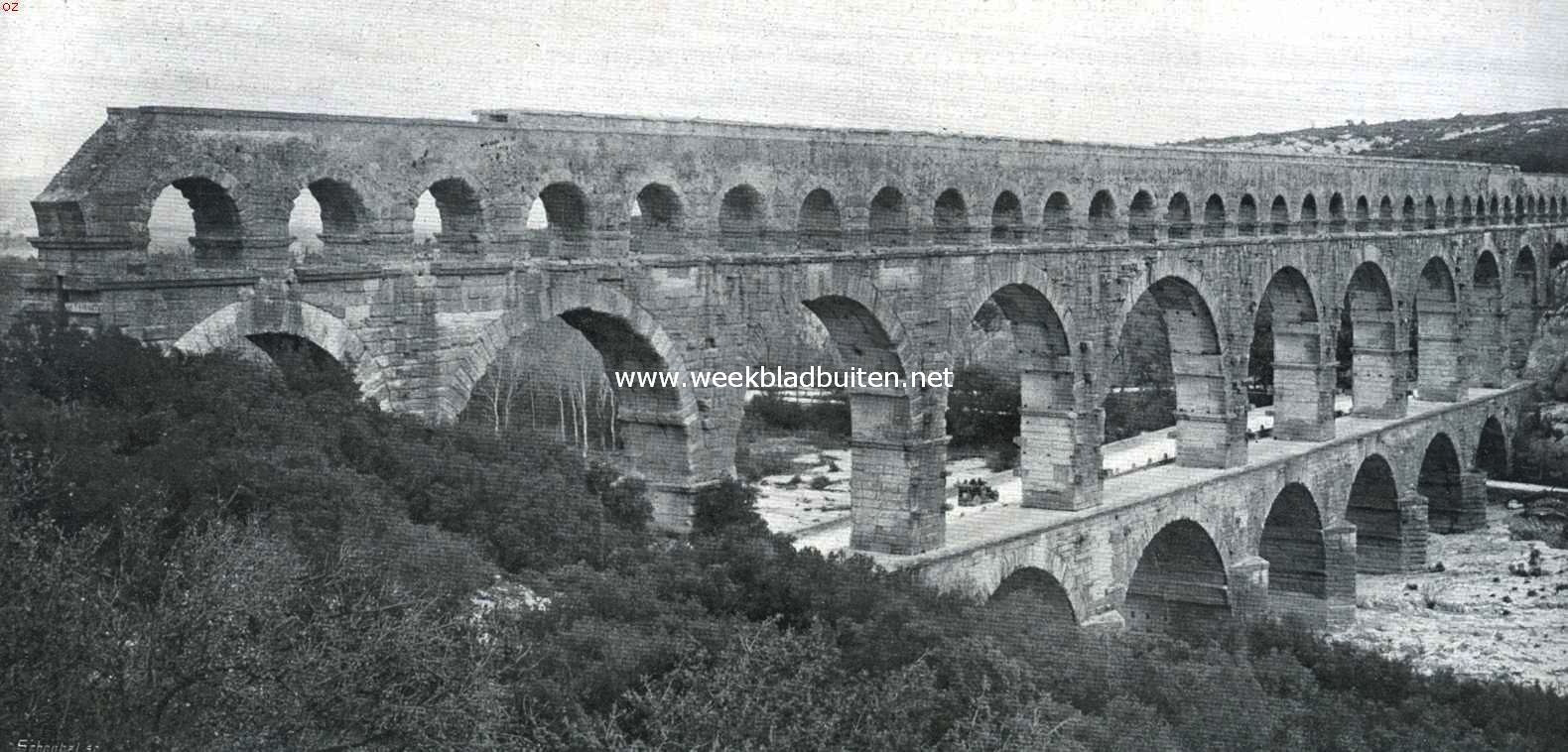 Reisherinneringen uit de Provence en de Languedoc. De Pont du Gard bij Remoulins